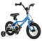 Blue Dual Brakes Kids Bicycle with Carbon Steel Frame and Training Wheels Perfect for All Terrains